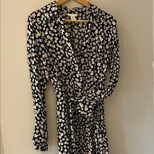 H&M MAMA Maternity Floral Tie Dress